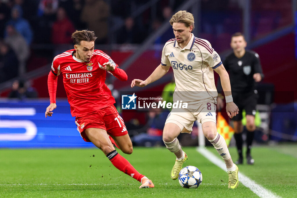 FOOTBALL - CHAMPIONS LEAGUE - AJAX v BENFICA - UEFA CHAMPIONS LEAGUE - SOCCER