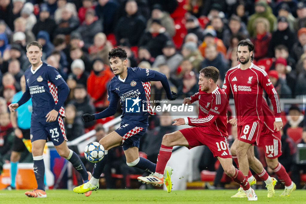 FOOTBALL - CHAMPIONS LEAGUE - LIVERPOOL v PSV - UEFA CHAMPIONS LEAGUE - SOCCER