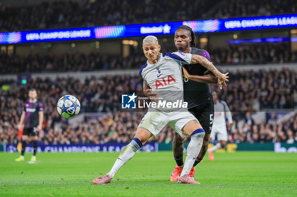 FOOTBALL - CHAMPIONS LEAGUE - TOTTENHAM v SLAVIA PRAHA - UEFA CHAMPIONS LEAGUE - SOCCER