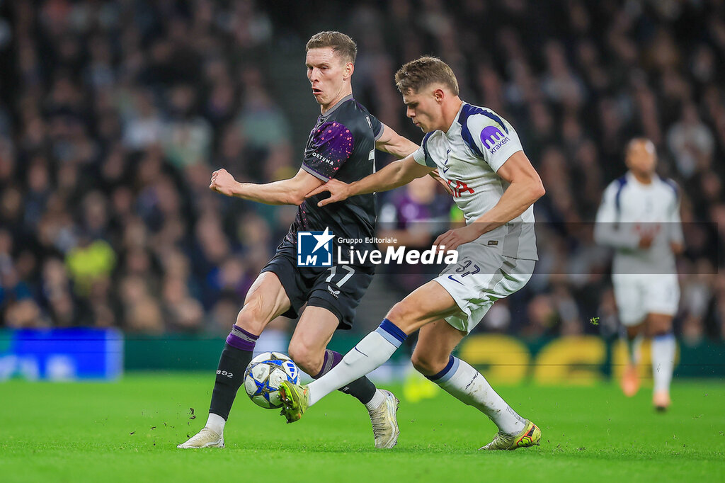TOTTENHAM HOTSPUR vs SLAVIA PRAHA - UEFA CHAMPIONS LEAGUE - SOCCER