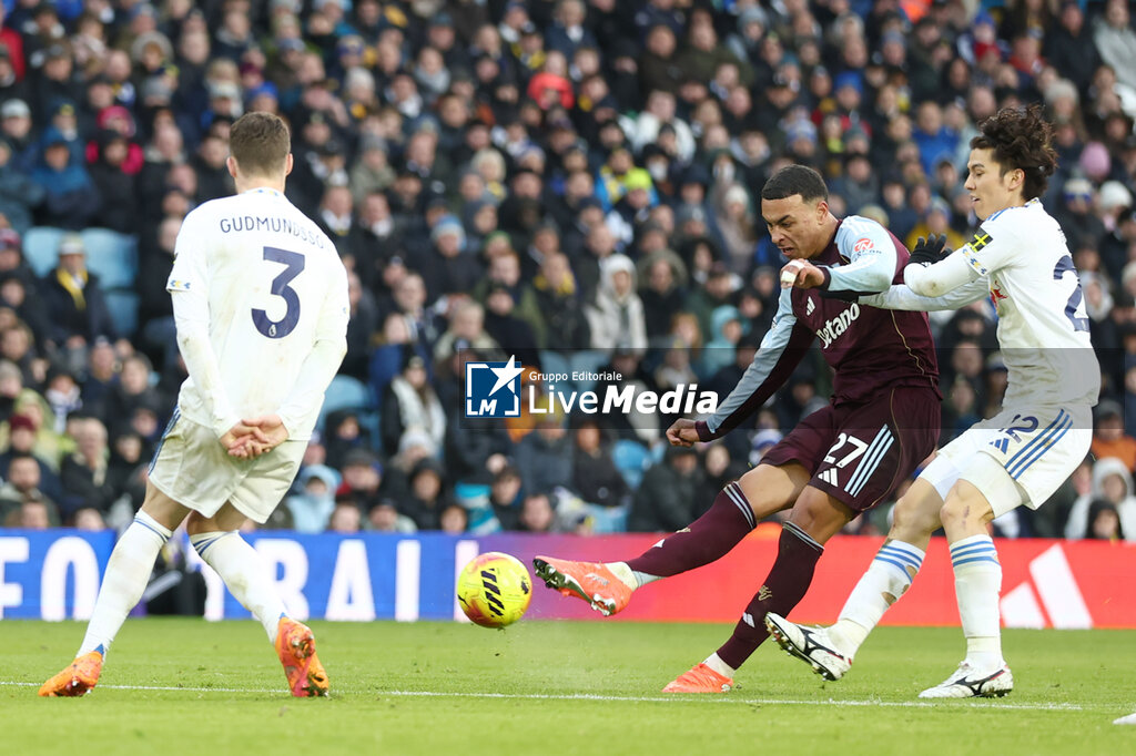 LEEDS UNITED vs ASTON VILLA - ENGLISH PREMIER LEAGUE - SOCCER