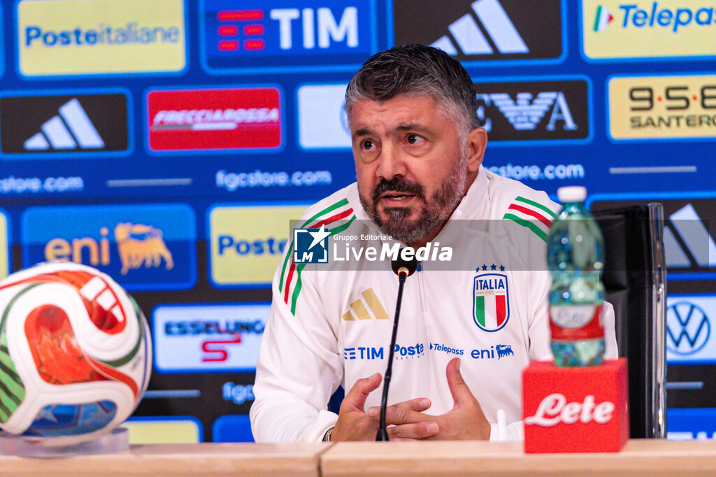 Press conference of Italy's coach Gennaro Gattuso - FIFA WORLD CUP - SOCCER