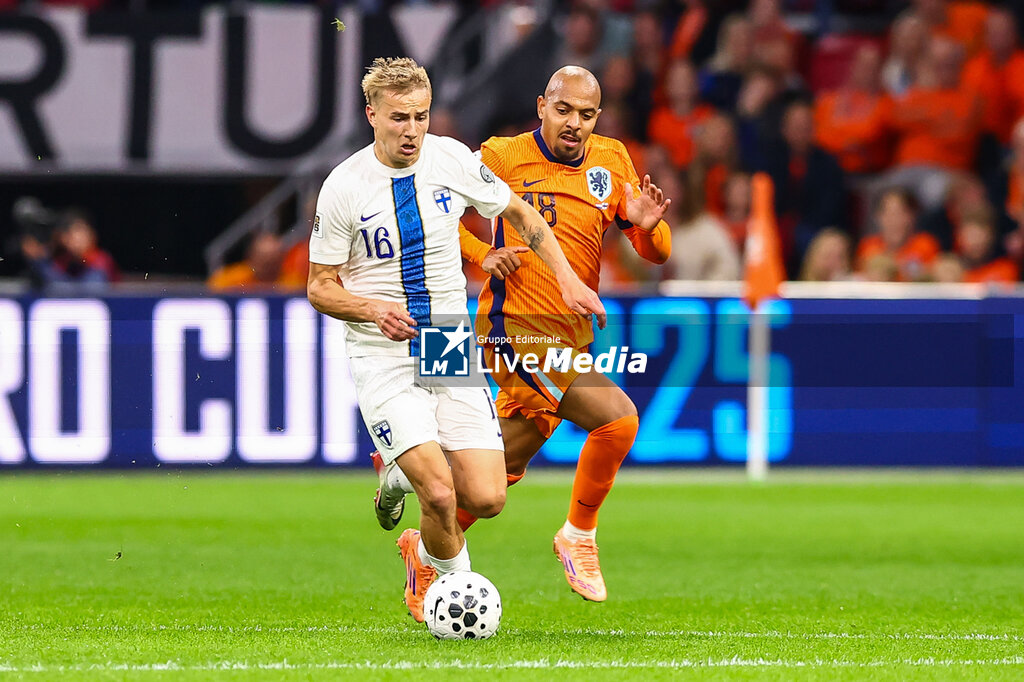 FOOTBALL - WORLD CUP 2026 - QUALIFIERS - NETHERLANDS v FINLAND - FIFA WORLD CUP - SOCCER