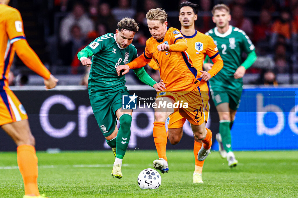 FOOTBALL - WORLD CUP - QUALIFIERS - NETHERLANDS v LITHUANIA - FIFA WORLD CUP - SOCCER