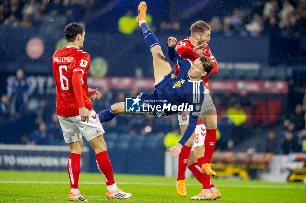 FOOTBALL - WORLD CUP 2026 - QUALIFIERS - SCOTLAND v DENMARK - FIFA WORLD CUP - SOCCER