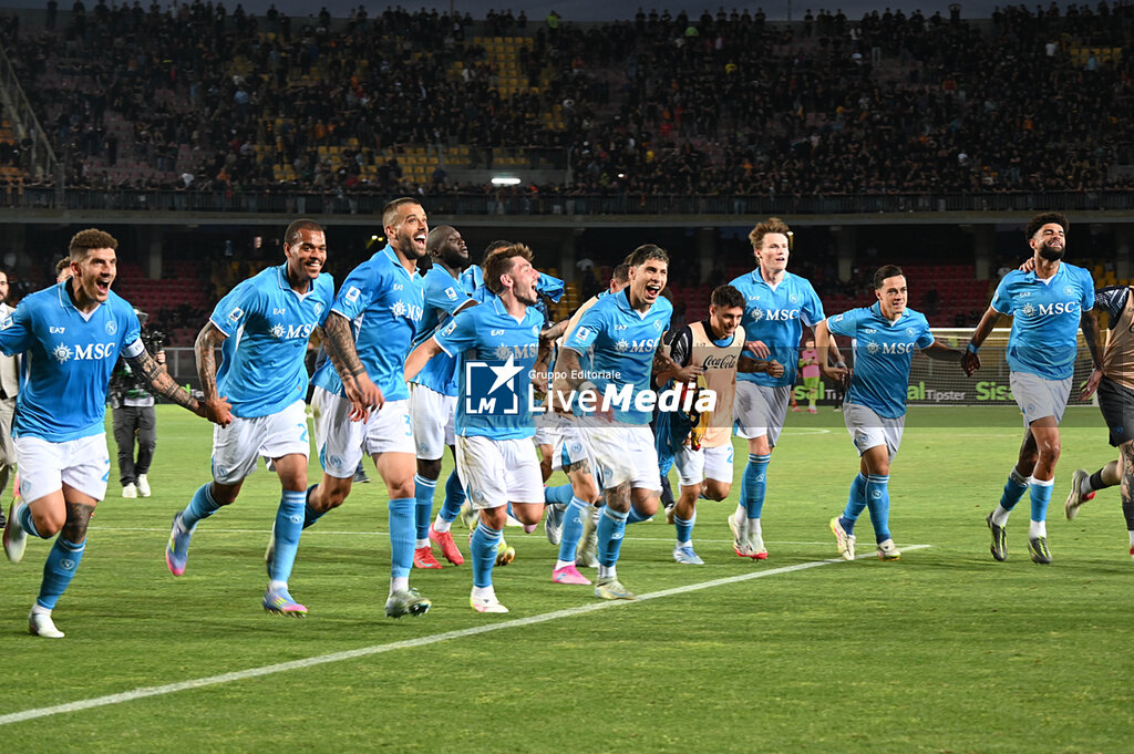 US Lecce vs SSC Napoli - SERIE A - CALCIO
