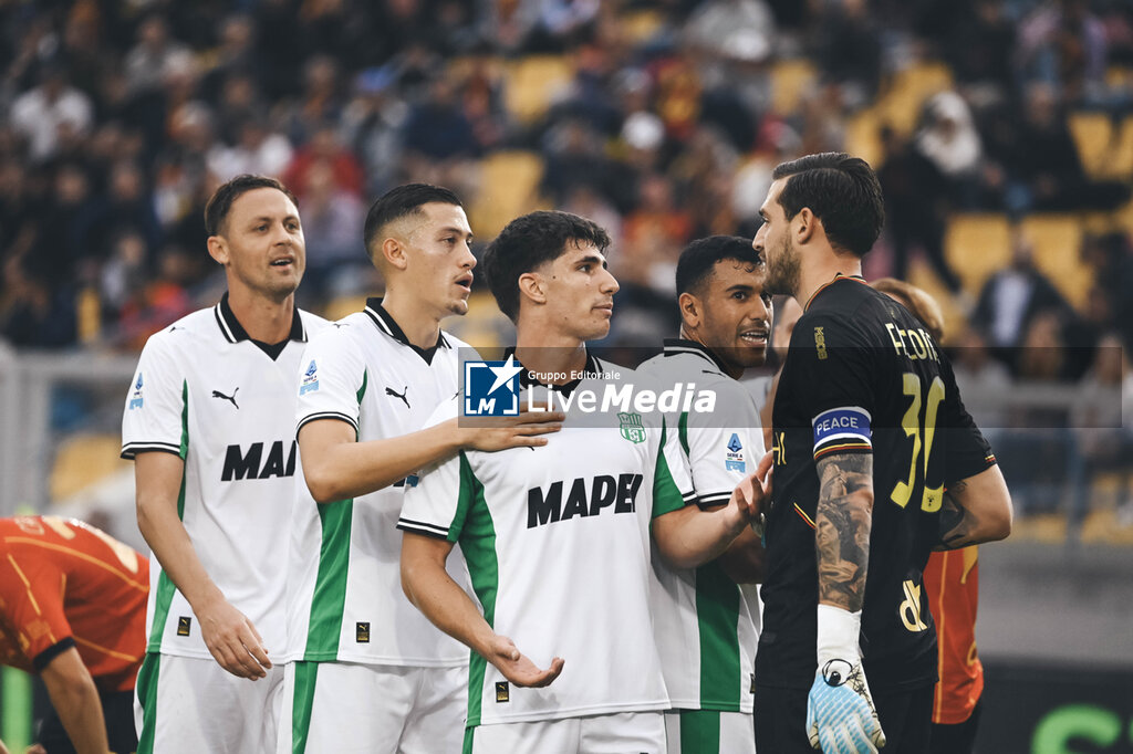 US Lecce vs US Sassuolo - ITALIAN SERIE A - SOCCER
