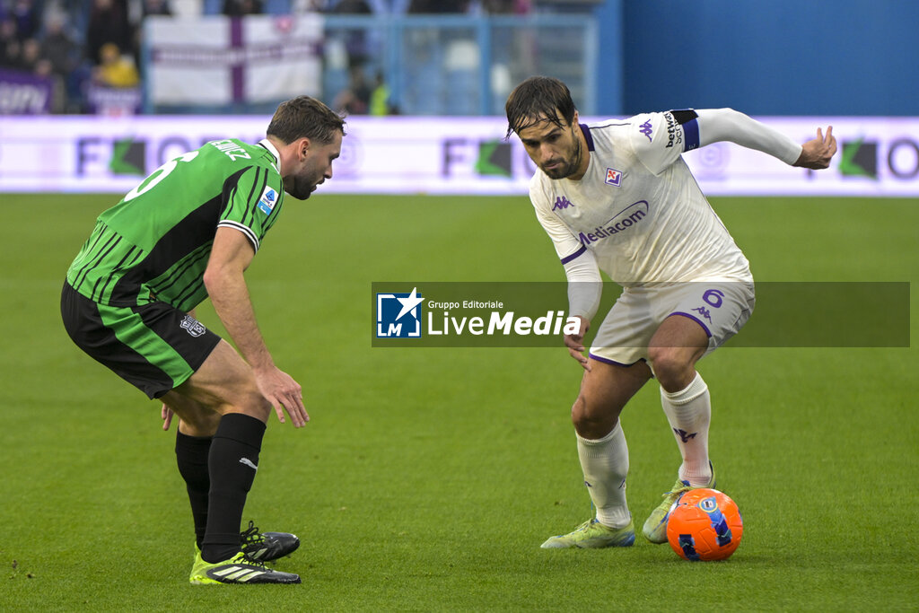 US Sassuolo vs ACF Fiorentina - ITALIAN SERIE A - SOCCER