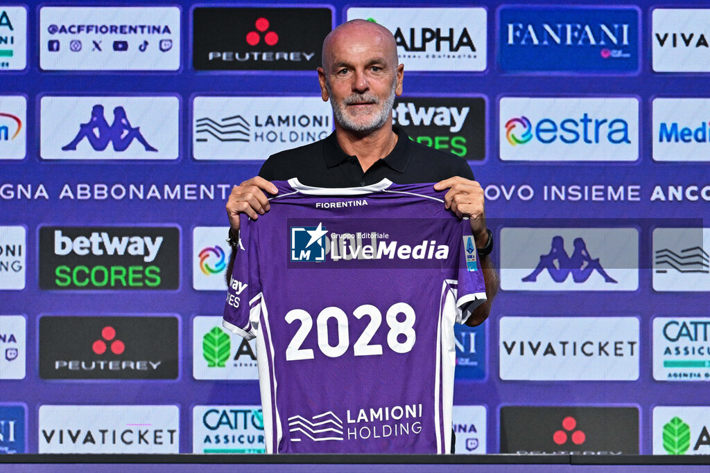 Presentation of new ACF Fiorentina's head coach Stefano Pioli - ITALIAN SERIE A - SOCCER