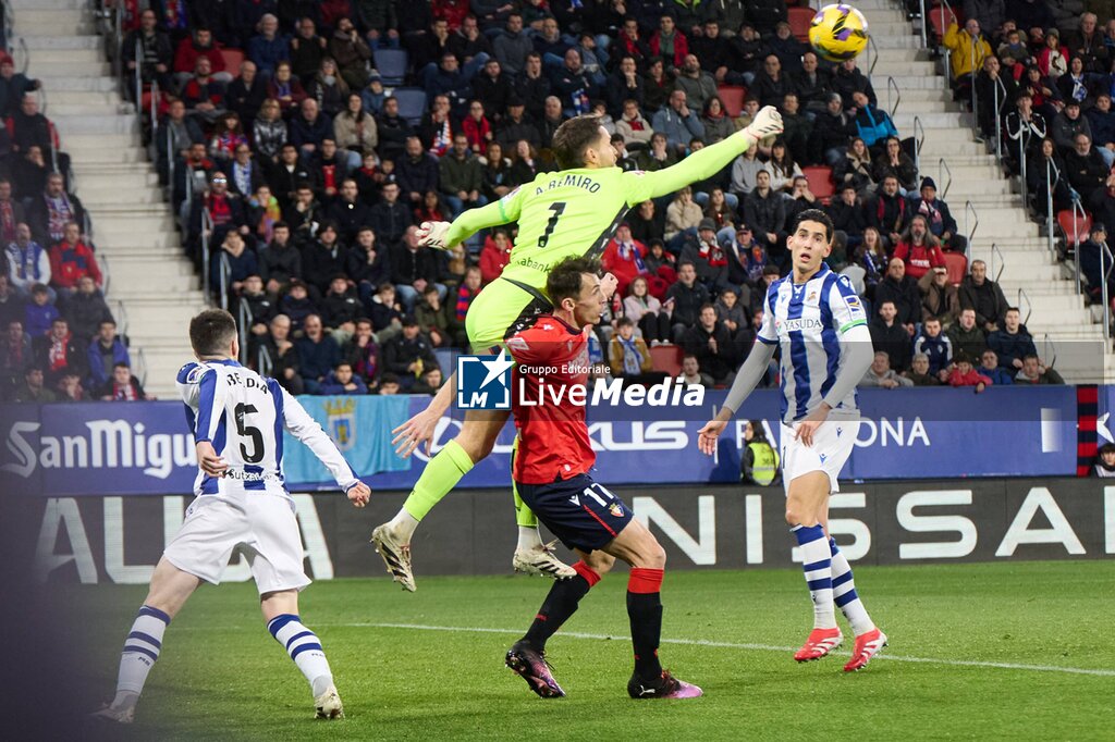 Spanish Liga EA Sports: CA Osasuna vs Real Sociedad, Pamplona, Spain - SPANISH LA LIGA - SOCCER