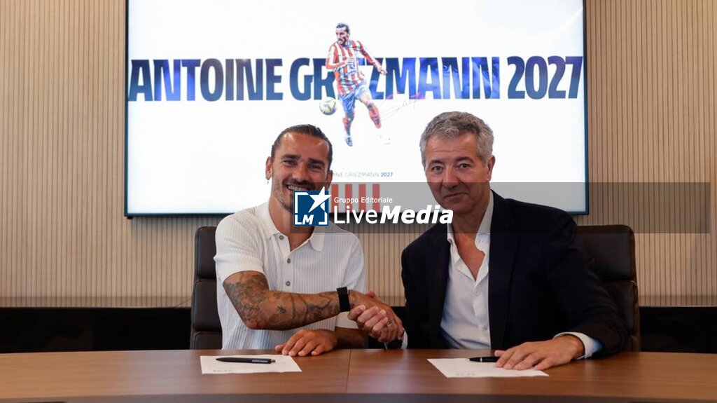 Antoine Griezmann contract renewal with Atletico Madrid until 2027 - SPANISH LA LIGA - SOCCER