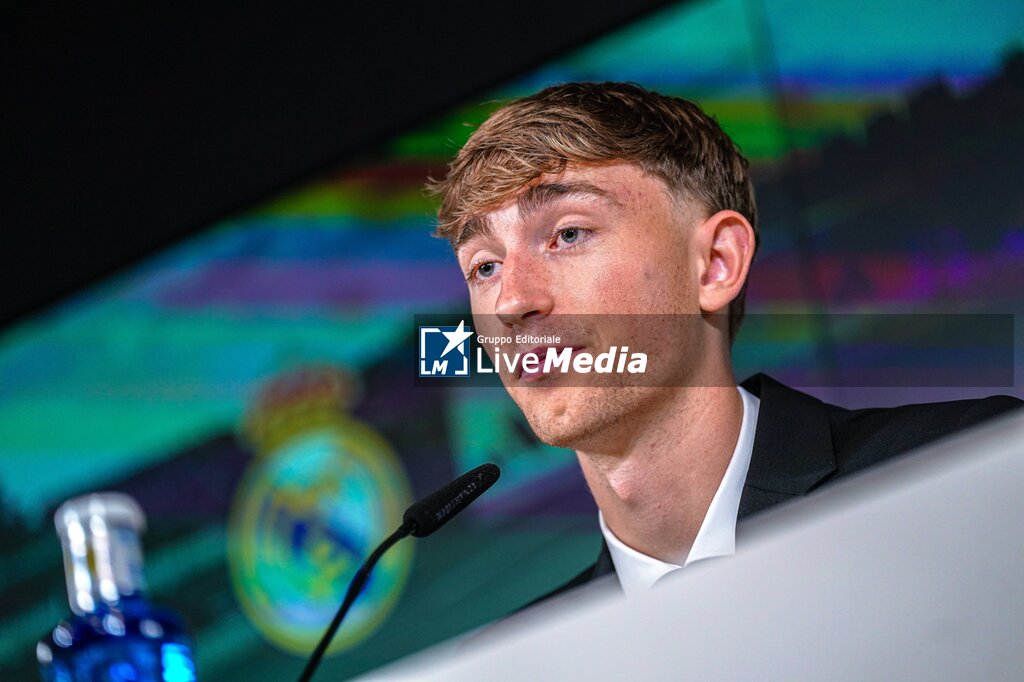 Real Madrid player Dean Huijsen - SPANISH LA LIGA - SOCCER