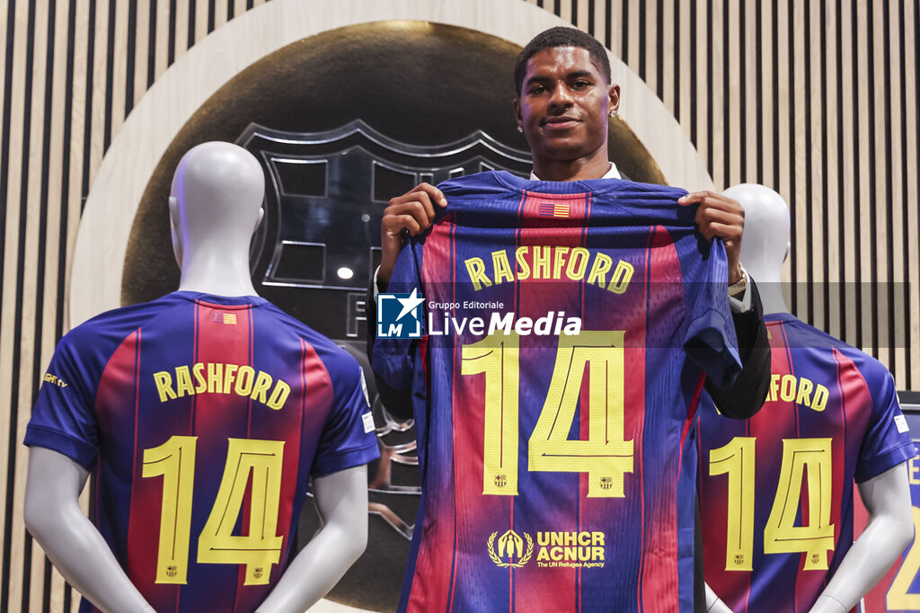 FOOTBALL - PRESENTATION MARCUS RASHFORD IN FC BARCELONA - SPANISH LA LIGA - CALCIO