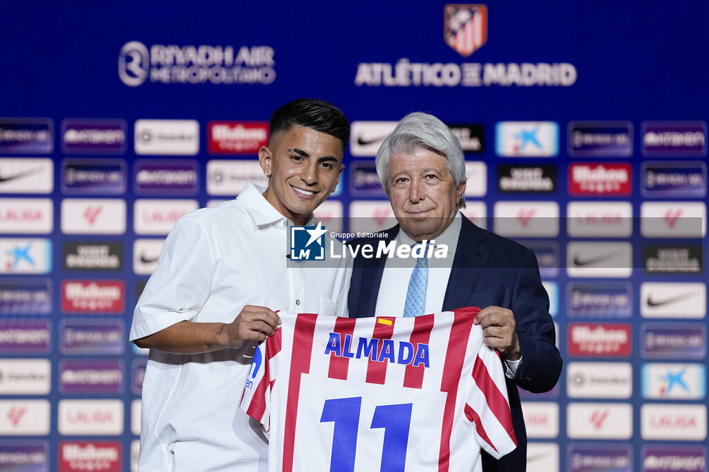FOOTBALL - PRESENTATION THIAGO ALMADA IN ATLETICO MADRID - SPANISH LA LIGA - SOCCER