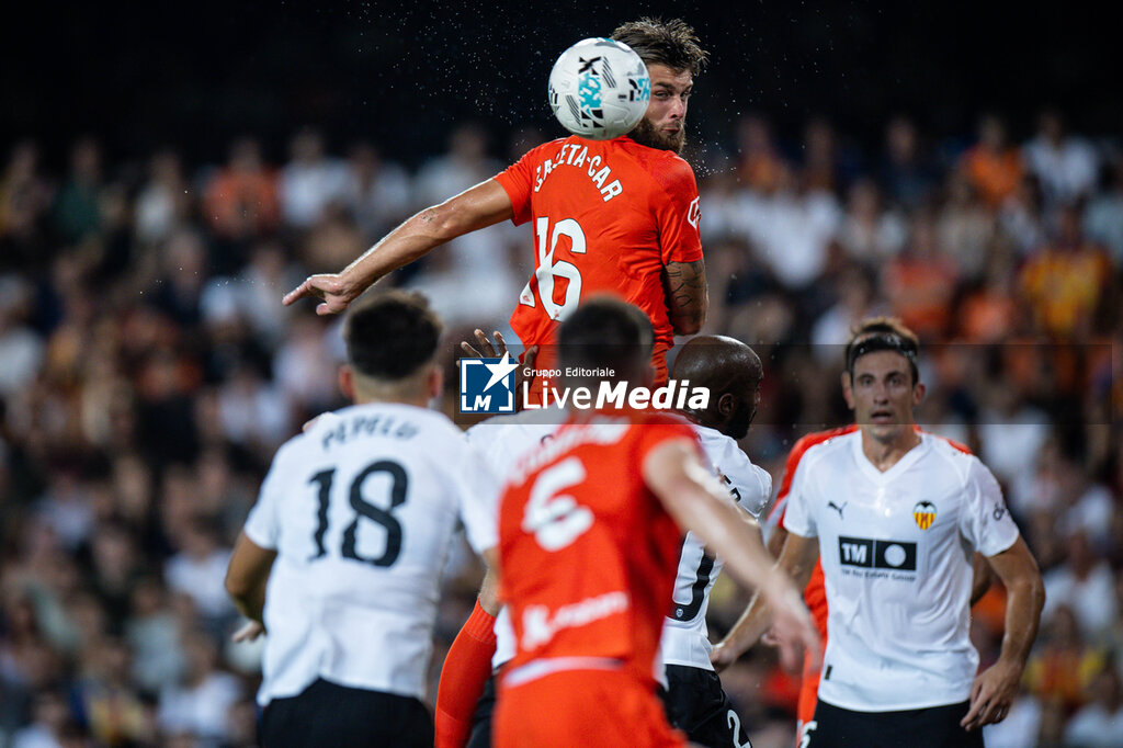 FOOTBALL - SPANISH CHAMP - VALENCIA v REAL SOCIEDAD - SPANISH LA LIGA - SOCCER