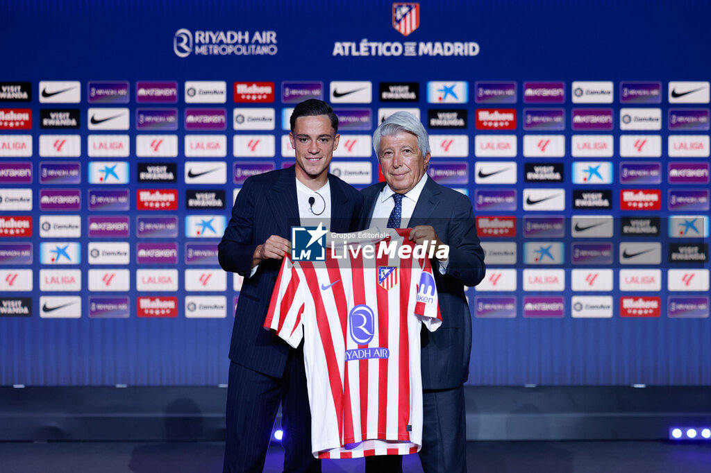 FOOTBALL - PRESENTATION GIACOMO RASPADORI IN ATLETICO MADRID - SPANISH LA LIGA - SOCCER