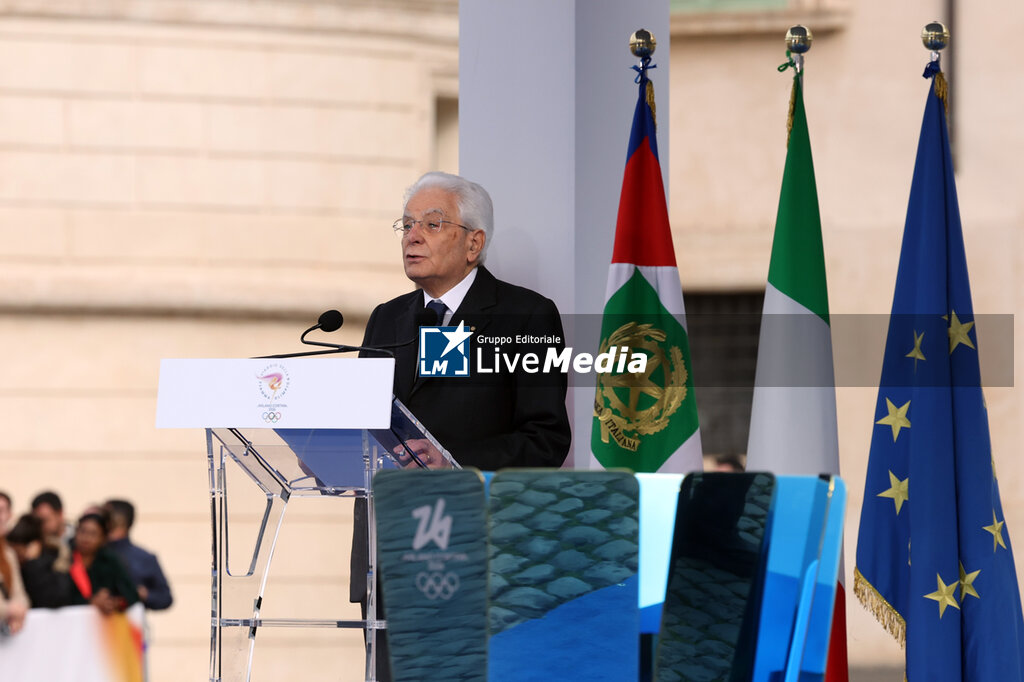 Olympic Torch Relay Inauguration Ceremony - OLYMPIC WINTER GAMES MILANO-CORTINA 2026 - OLYMPIC GAMES