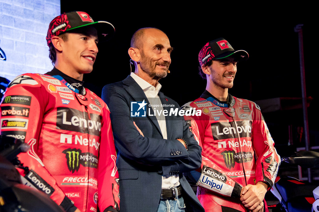 Ducati World Premiere - Ducati presents its new motorcycles - MOTOGP - MOTORS