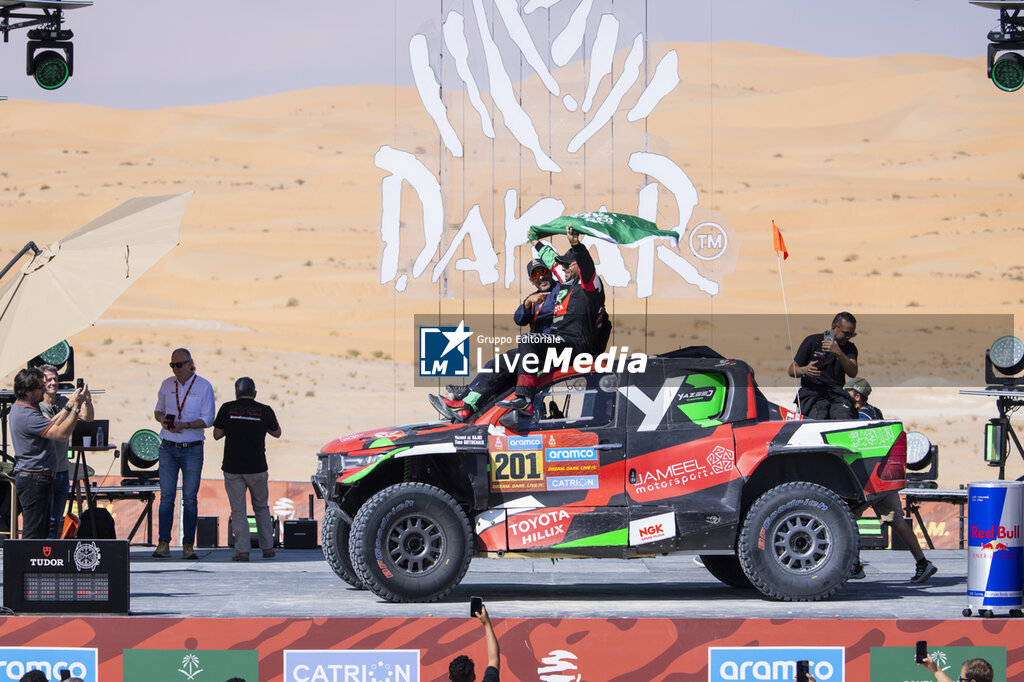 DAKAR 2025 - CEREMONY AND FINISH PODIUM - RALLY - MOTORS