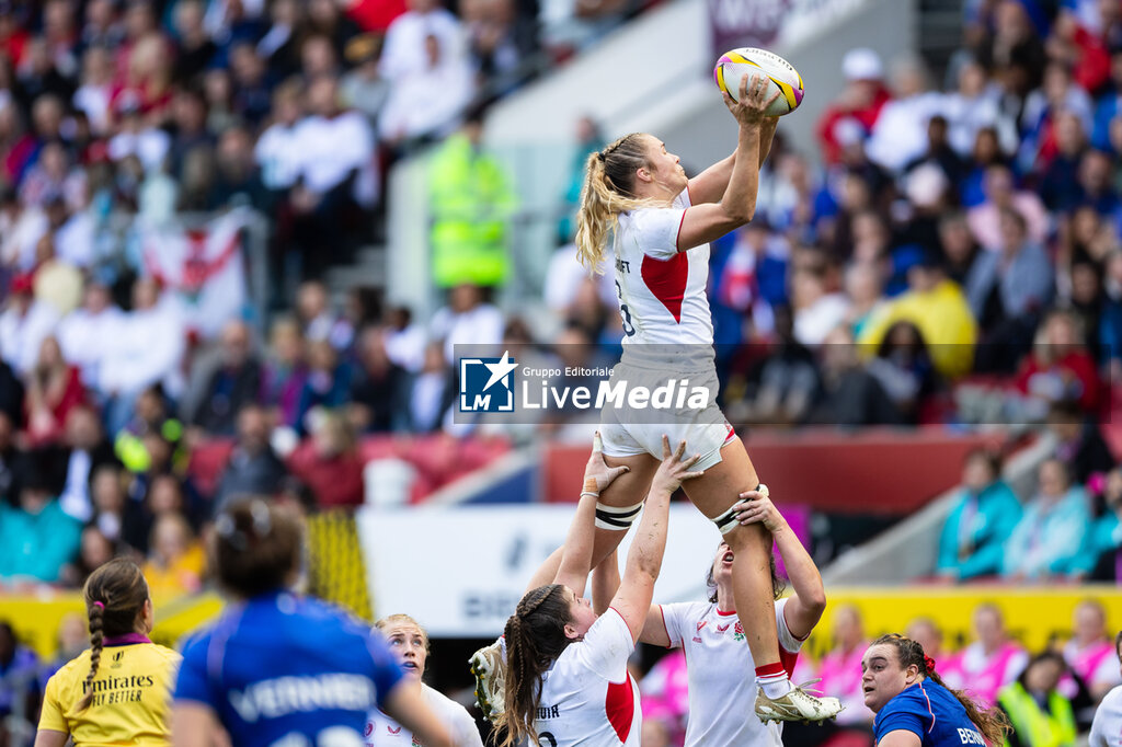 RUGBY - WOMEN'S WORLD CUP 2025 - 1/2 - FRANCE v ENGLAND - WORLD CUP - RUGBY