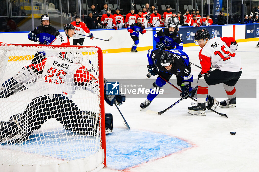 2026 IIHF Ice Hockey U20 World Championship  - Estonia vs Japan - ICE HOCKEY - WINTER SPORTS