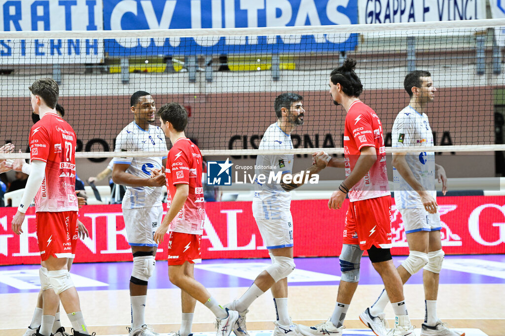 Cisterna Volley vs Gas Sales Bluenergy Piacenza 1-3 (25-21, 23-25,22-25,18-25) - SUPERLEAGUE SERIE A - VOLLEYBALL