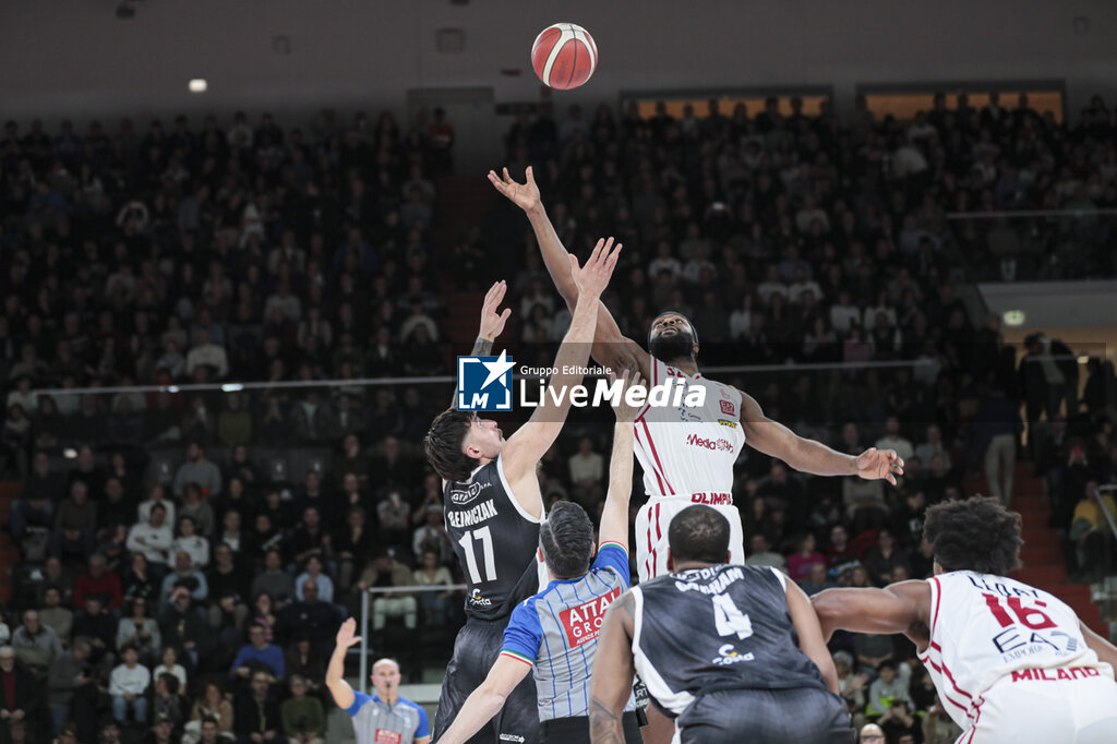 Bertram Derthona Tortona vs EA7 Emporio Armani Milano - ITALIAN SERIE A - BASKETBALL