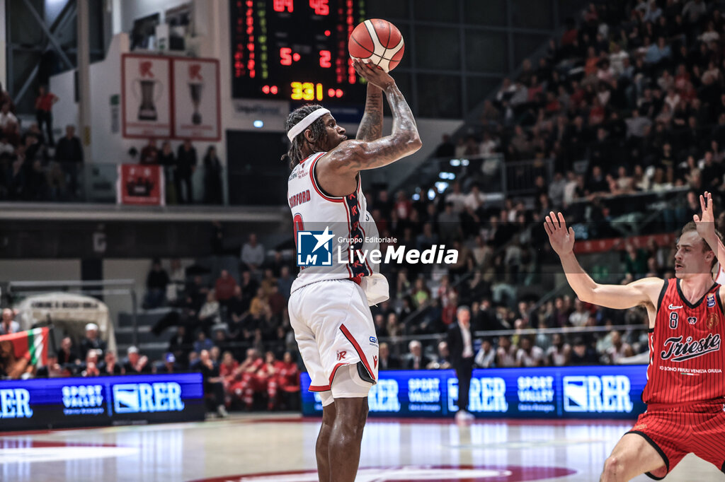 Una Hotels Reggio Emilia vs Pallacanestro Trieste - ITALIAN SERIE A - BASKETBALL