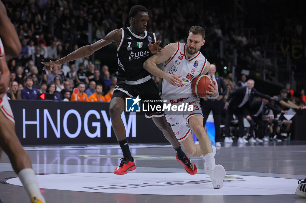 Virtus Olidata Bologna vs EA7 Emporio Armani Milano - ITALIAN SERIE A - BASKETBALL