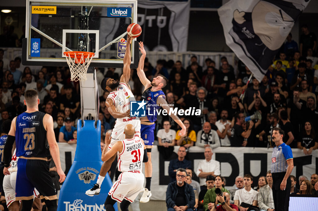 Dolomiti Energia Trentino vs EA7 Emporio Armani Milano - ITALIAN SERIE A - BASKETBALL