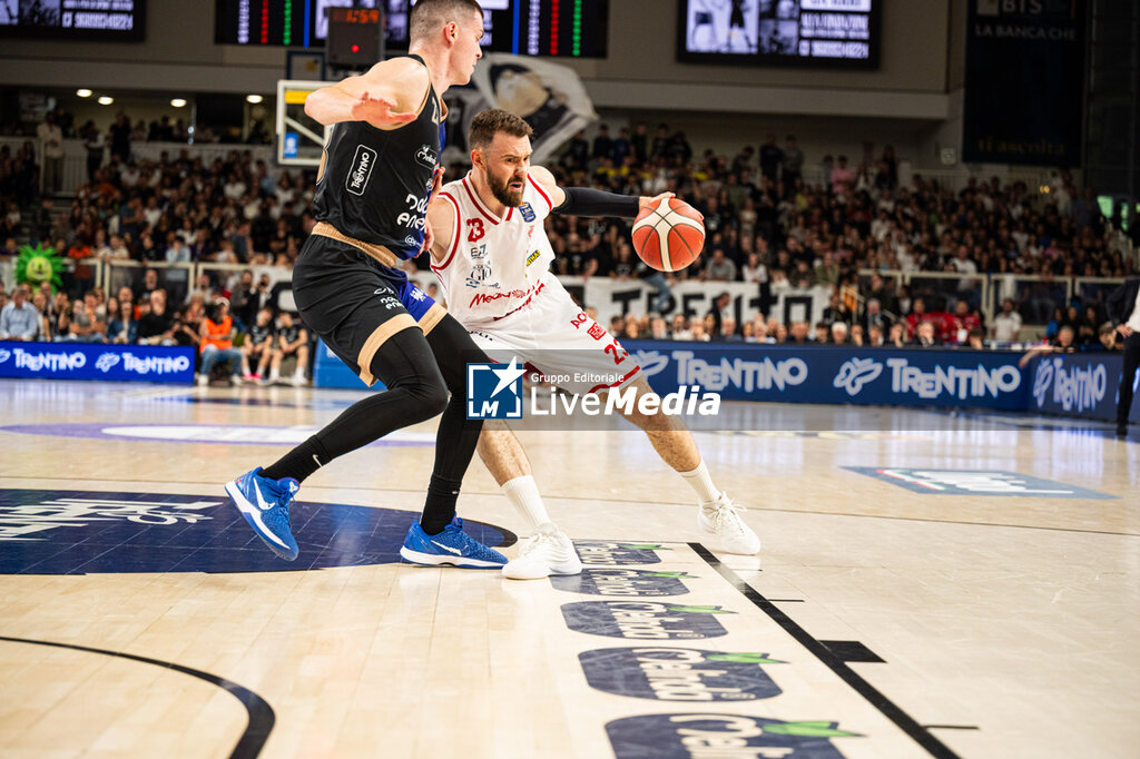 Dolomiti Energia Trentino vs EA7 Emporio Armani Milano - ITALIAN SERIE A - BASKETBALL