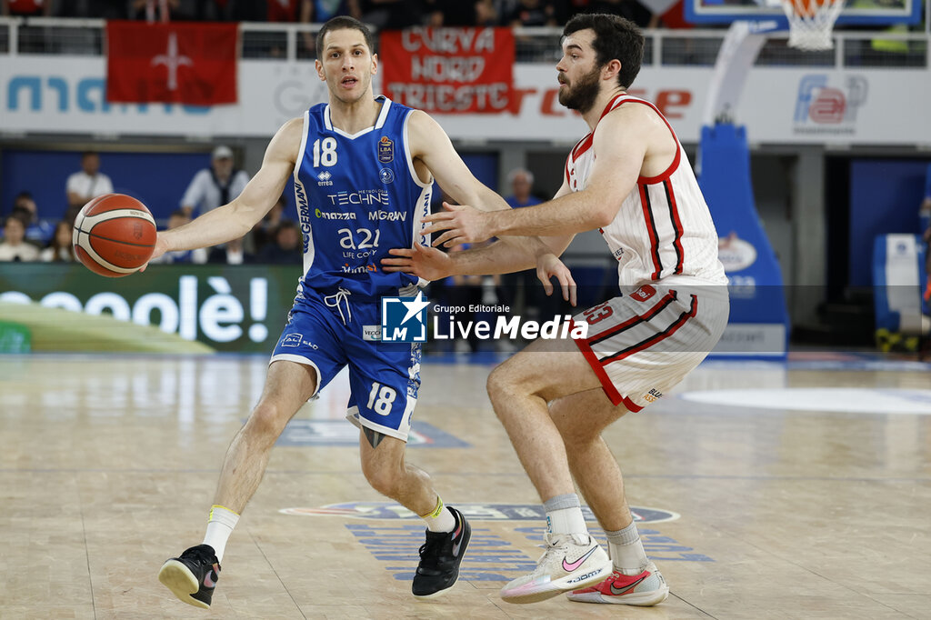 Playoff - Germani Brescia vs Pallacanestro Trieste - ITALIAN SERIE A - BASKETBALL