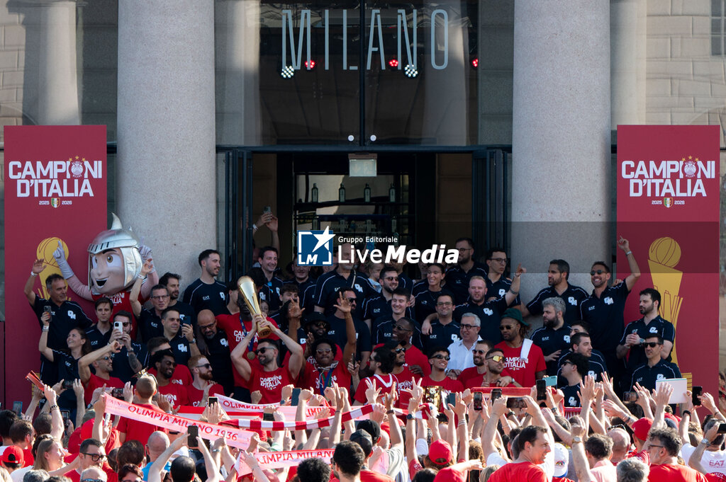 EA7 Emporio Armani Milano - Championship Victory Celebration - ITALIAN SERIE A - BASKETBALL