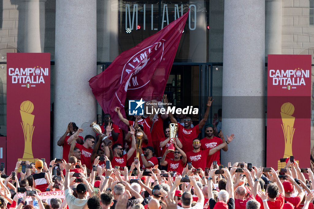 EA7 Emporio Armani Milano - Championship Victory Celebration - ITALIAN SERIE A - BASKETBALL