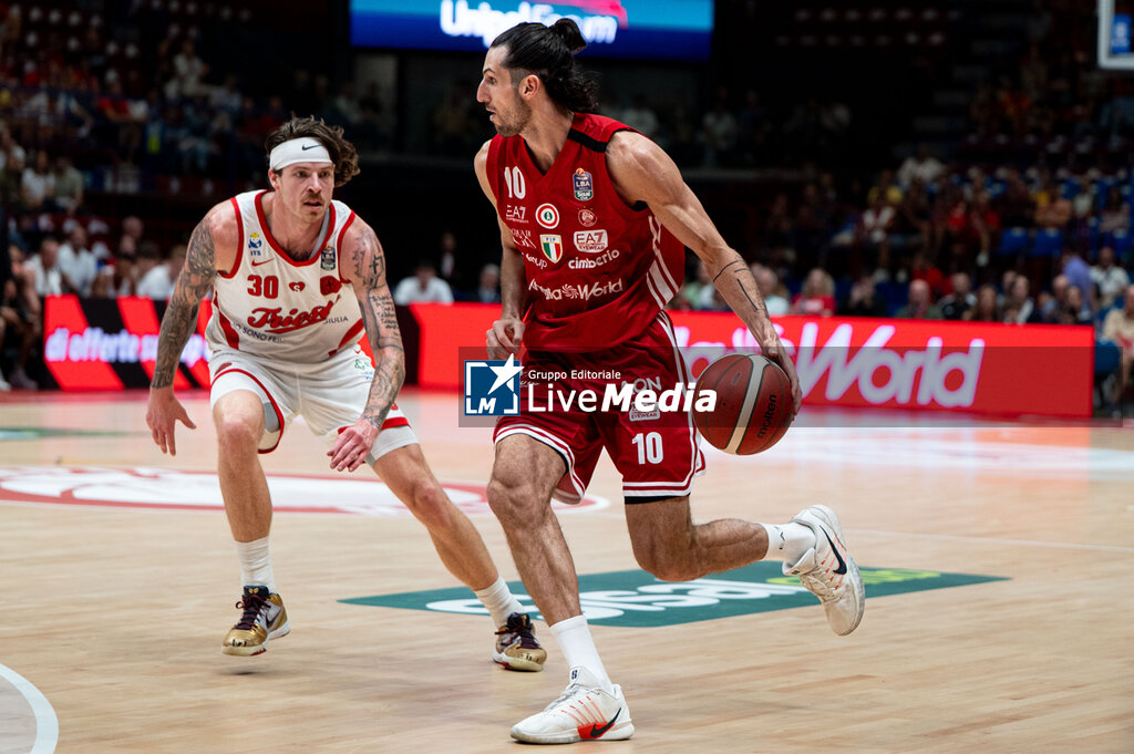 Armani Olimpia Milano vs Pallacanestro Trieste - ITALIAN SERIE A - BASKETBALL