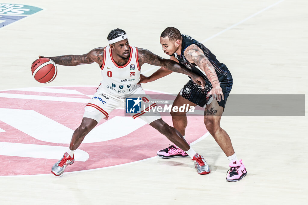 Una Hotels Reggio Emilia vs Bertram Derthona Tortona - ITALIAN SERIE A - BASKETBALL