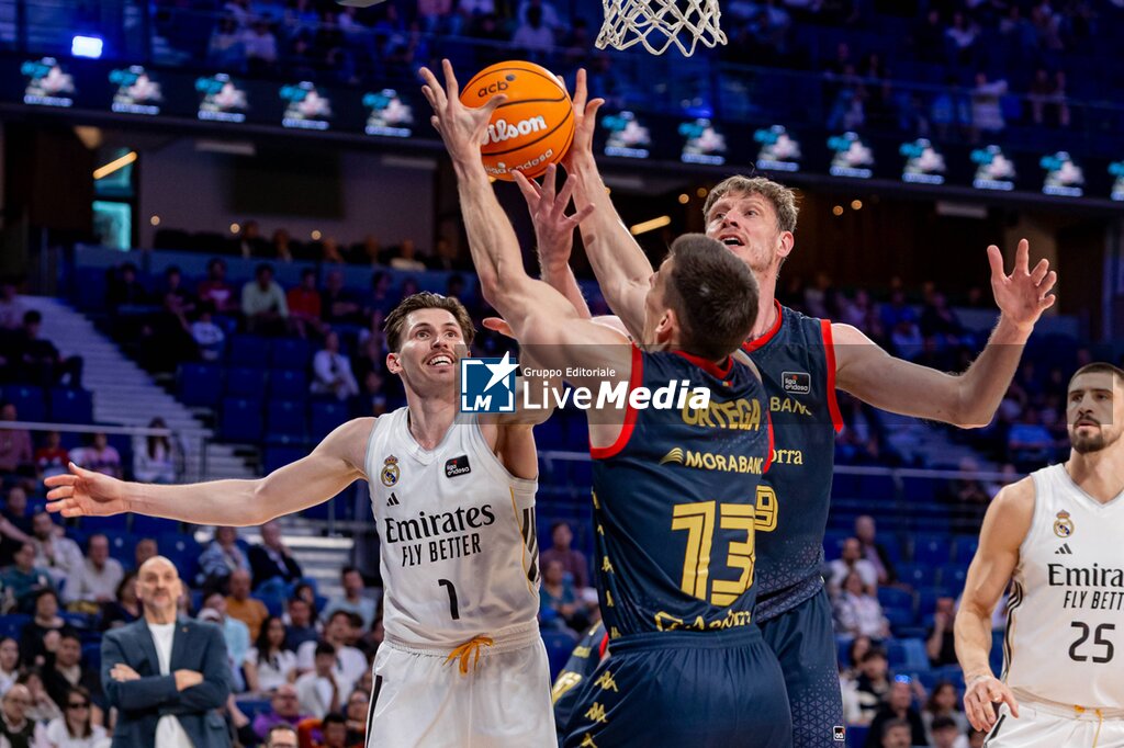 Real Madrid vs Morabanc Andorra - SPANISH LIGA ENDESA ACB - BASKETBALL