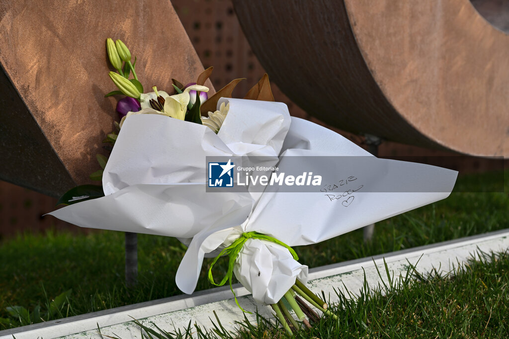 Tribute in memory of ACF Fiorentina president Rocco Commisso at Viola Park - OTHER - SOCCER