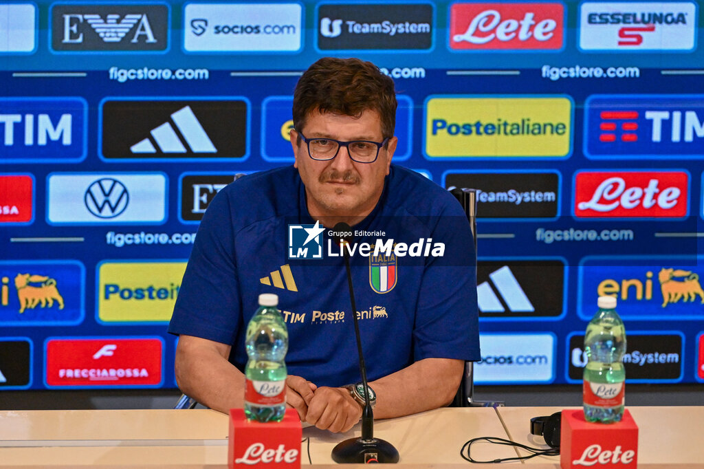 Press conference of Italy's coach Silvio Baldini - OTHER - SOCCER