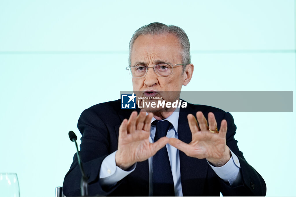 FOOTBALL - FLORENTINO PEREZ PRESS CONFERENCE - OTHER - SOCCER