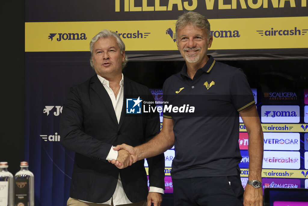 Presentation of Marco Baroni, the new coach of Hellas Verona FC - OTHER - SOCCER