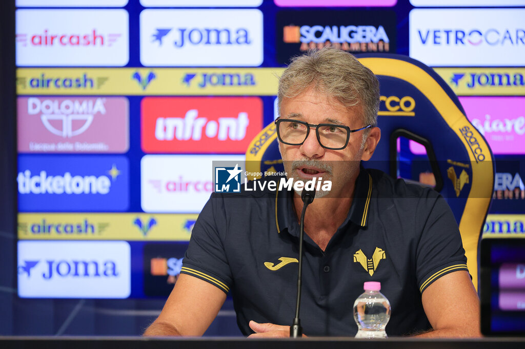 Presentation of Marco Baroni, the new coach of Hellas Verona FC - OTHER - SOCCER