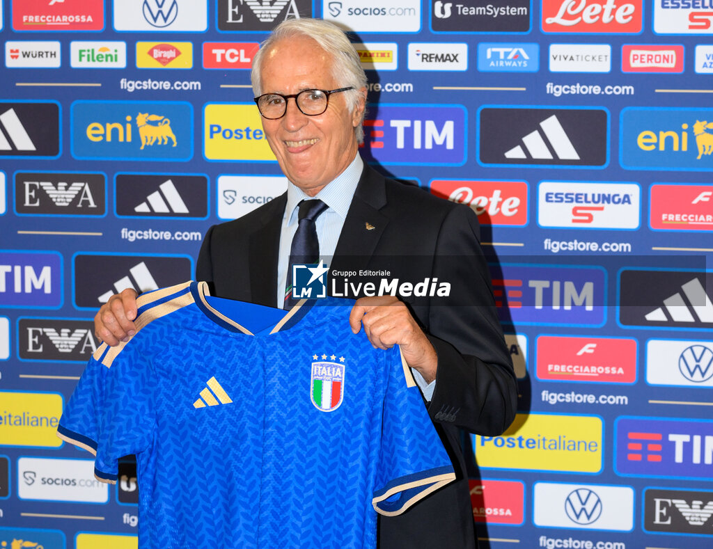 Press conference to present new Italy Head Coach Roberto Mancini and new FIGC Technical Director and Club Italia President Claudio Ranieri - OTHER - SOCCER