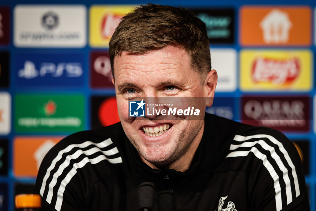 NEWCASTLE UNITED - PRESS CONFERENCE - UEFA CHAMPIONS LEAGUE - SOCCER