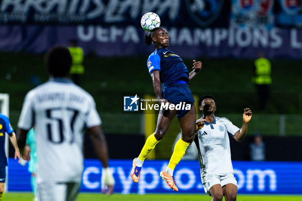 UEFA Champions League 2026/27, play-offs, 2nd leg: NK Celje (SLO) vs FC Slovan Bratislava (SVK) - UEFA CHAMPIONS LEAGUE - SOCCER