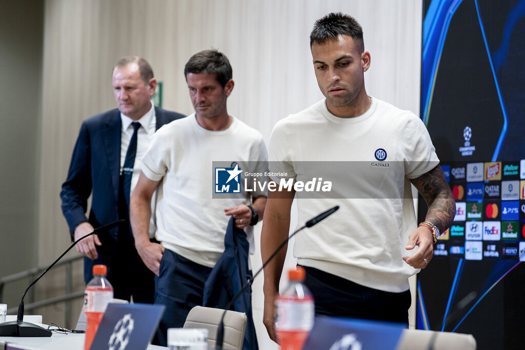 FOOTBALL - MISCS - INTERNAZIONALE PRESS CONFERENCE - CHIVU AND MARTINEZ - UEFA CHAMPIONS LEAGUE - SOCCER