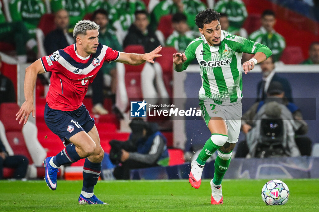 FOOTBALL - CHAMPIONS LEAGUE - LILLE v REAL BETIS - UEFA CHAMPIONS LEAGUE - SOCCER