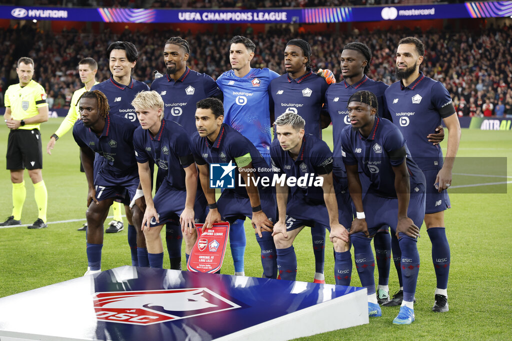 ARSENAL vs LOSC LILLE - UEFA CHAMPIONS LEAGUE - SOCCER