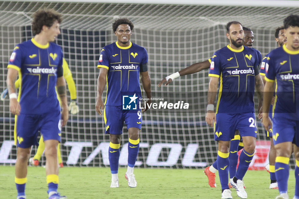 Hellas Verona FC vs Virtus Entella - ITALIAN CUP - SOCCER