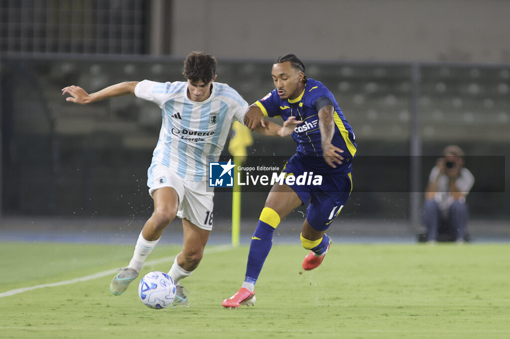 Hellas Verona FC vs Virtus Entella - ITALIAN CUP - SOCCER